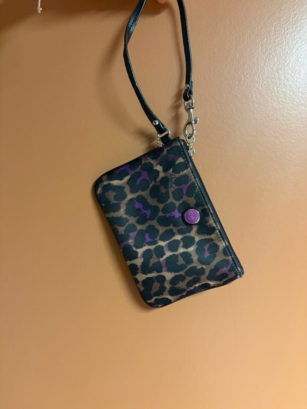 Coach Leopard Print Wristlet Reasonable offers accepted!